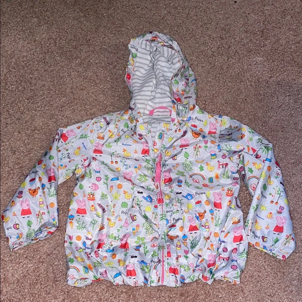 Next Kids Raincoat with Peppa Pig Print - Multicolor